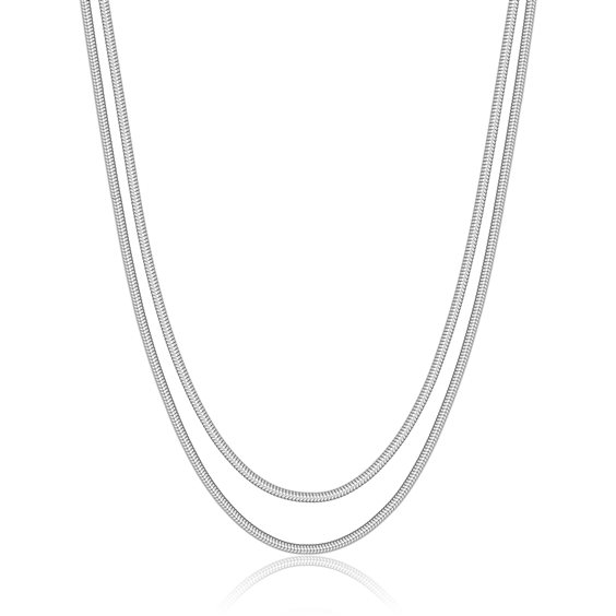 Necklace Sagapo Woman in Steel SHK110 - SHK110